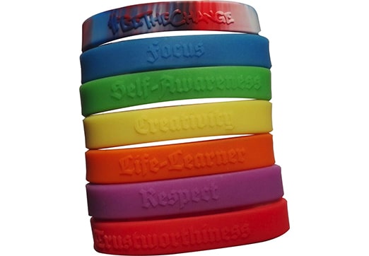 Embossed Wristbands2