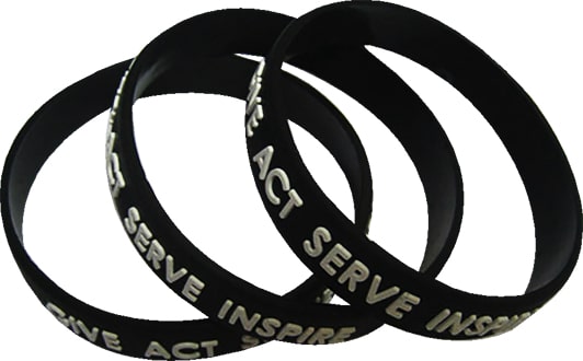 Embossed-Printed Wristbands0