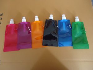 16oz. Foldable Plastic Water Bottles