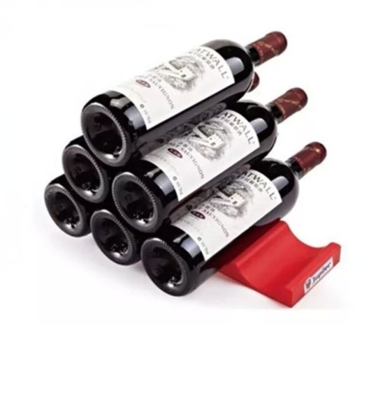 Displayed Image Silicone Wine Bottle Holder