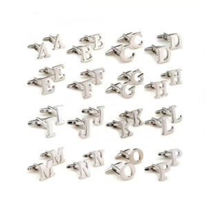 Alphabet Letters Cuff Links