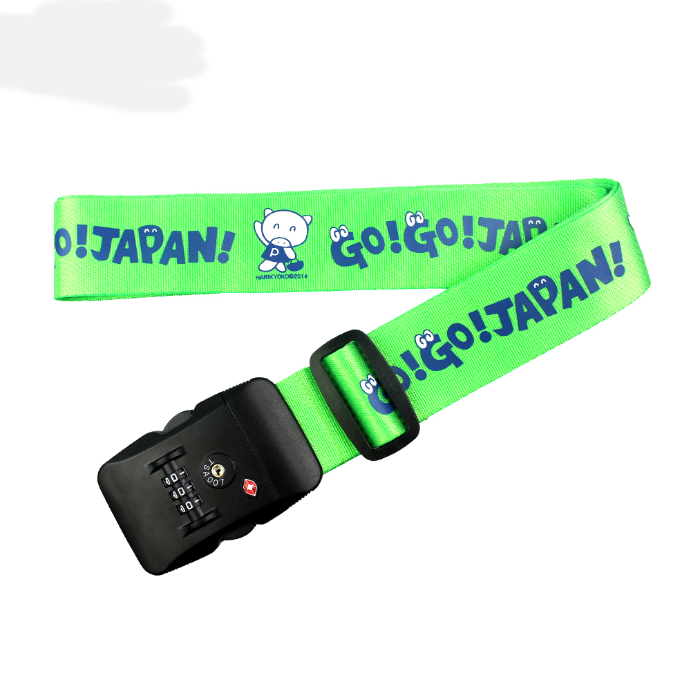 Displayed Image Luggage Belt Strap with Coded Lock