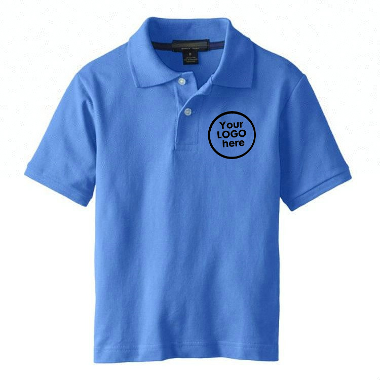Displayed Image Kids Polo Shirt