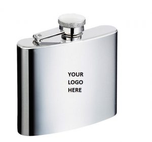 Portable Stainless Steel Square Hip Flask 6 oz