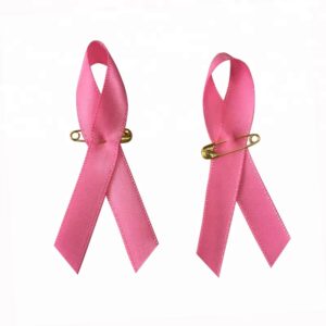Breast Cancer Awareness Satin Ribbon Pins