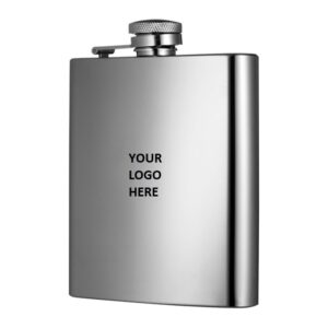 Stainless Steel Hip Flask 7oz