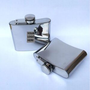Mirror Finished SS Hip Flask 4.5oz