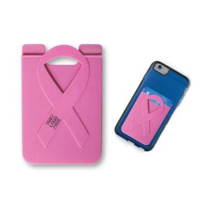 Breast Cancer Awareness Silicone Card Holder