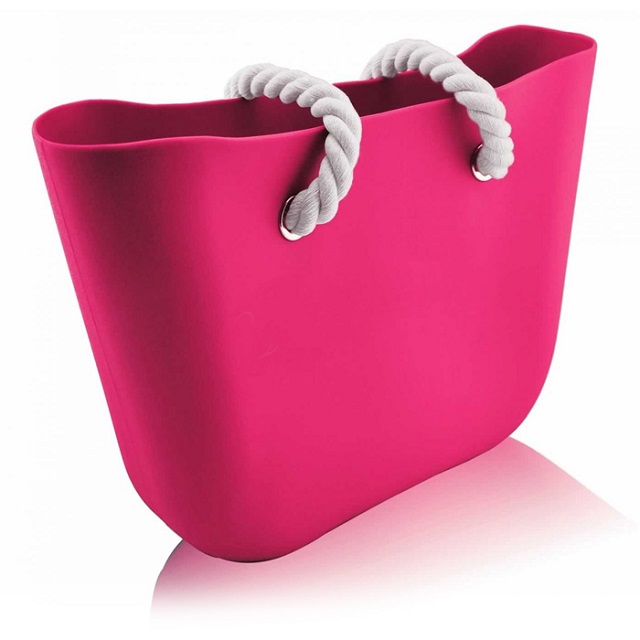 Displayed Image Breast Cancer Awareness Silicone Bag