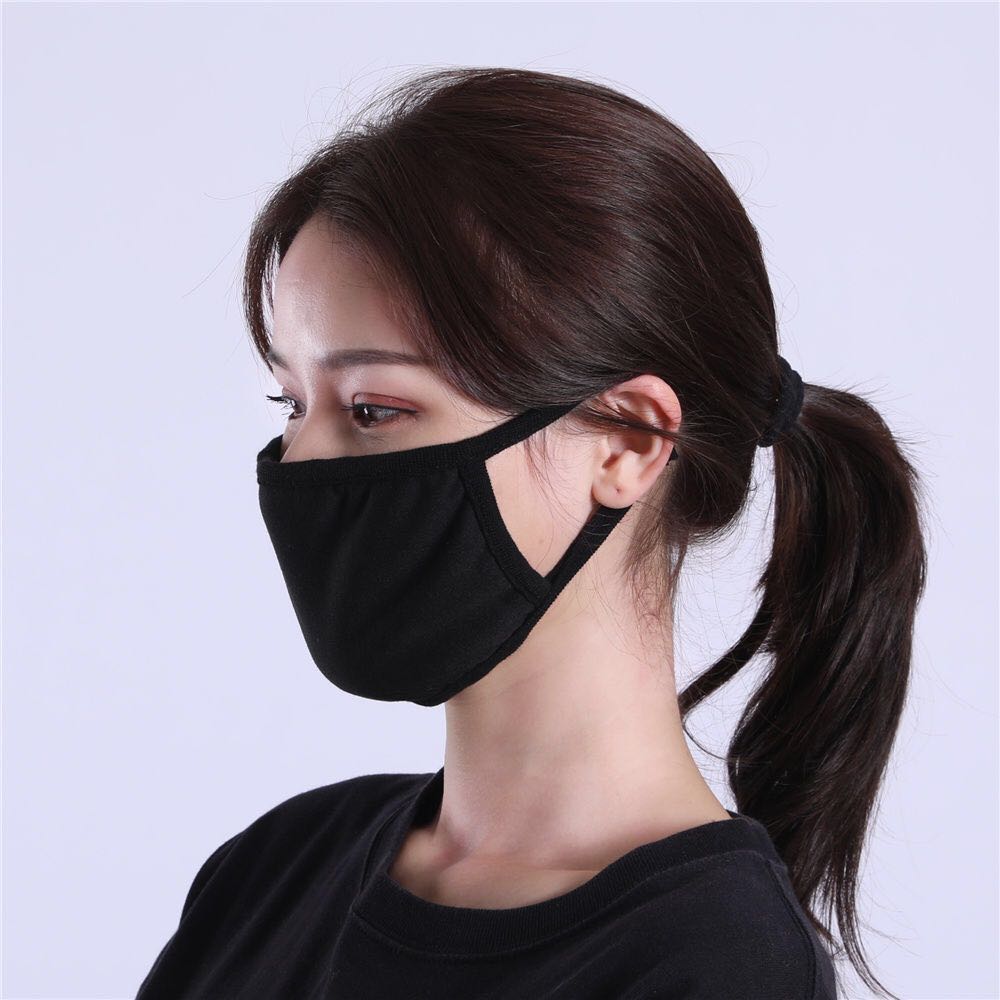 Displayed Image 2-Ply Cotton Face Mask with Filter Pocket