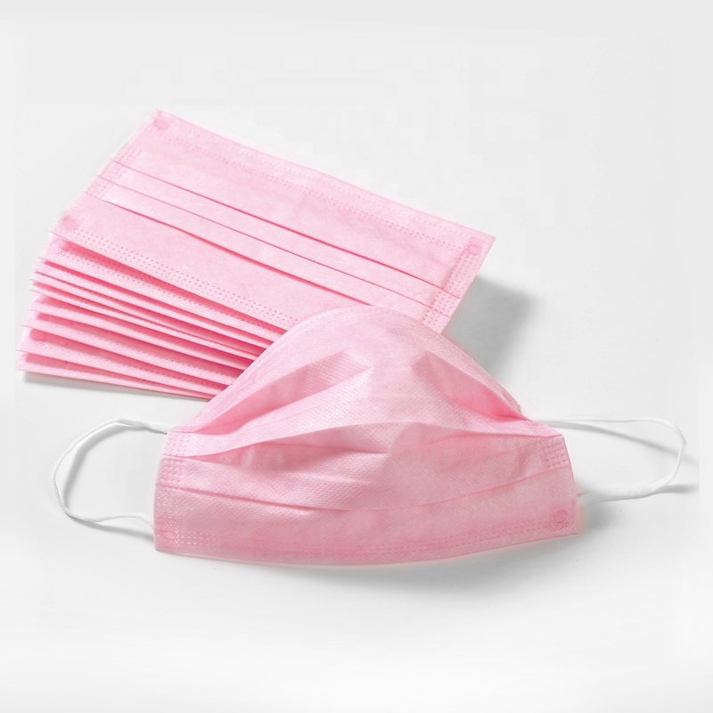 Displayed Image Breast Cancer Awareness Disposable Face Mask