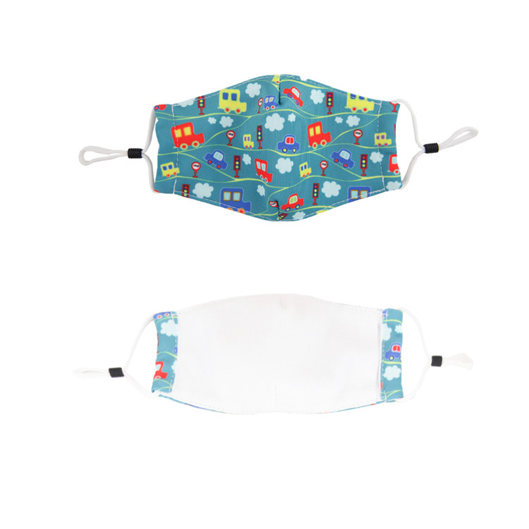 Displayed Image Kids Antimicrobial Cooling Face Mask