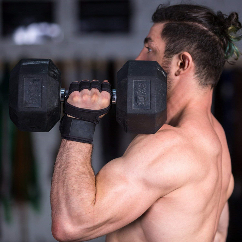 Displayed Image Weightlifting Exercise Gloves