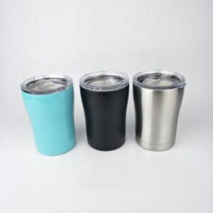 10 oz Stainless Steel Low Ball Tumbler with Lid