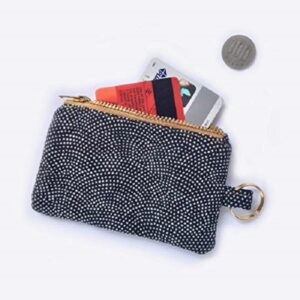 Coin Pouch with Clear ID Slot and Ring