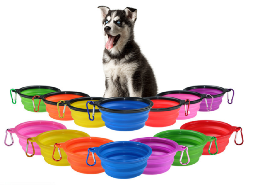 Displayed Image Water Pet Bowl Container